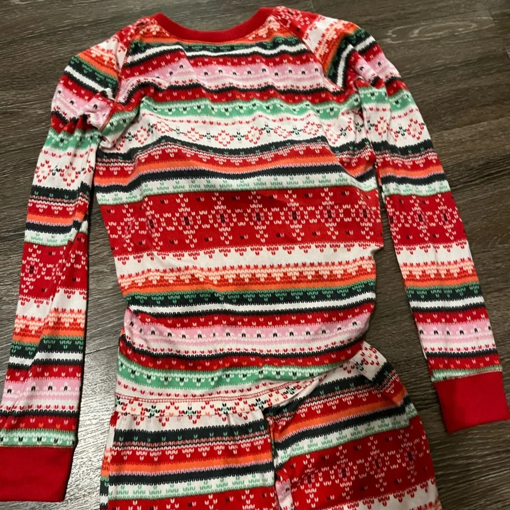 Jaclyn New York Fair Isle Christmas Pajamas size 14 girls